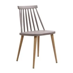 LAVIDA Chair Metal Natural, PP Sand Beige LAVIDA Chair Metal Natural, PP Sand Beige