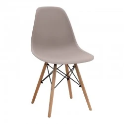 Nova Megapap PP dining chair in cappuccino color 46x51x80cm.