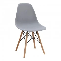 Nova Megapap PP dining chair in grey color 46x51x80cm.