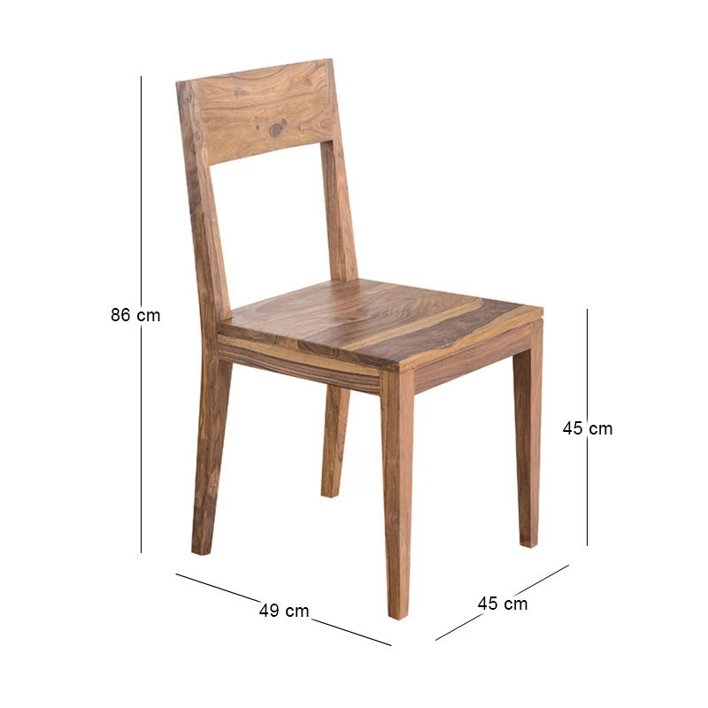VIHAR Chair Acacia Natural Finish