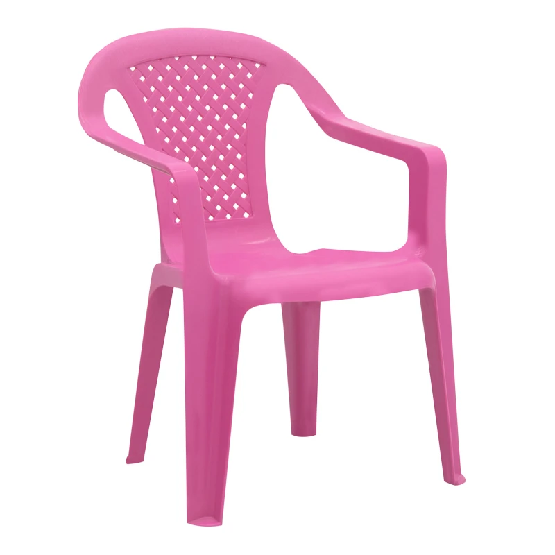 Baby Altea polypropylene stackable high chair in fouchsia color 38x38x52cm.