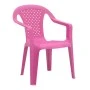 Baby Altea polypropylene stackable high chair in fouchsia color 38x38x52cm.