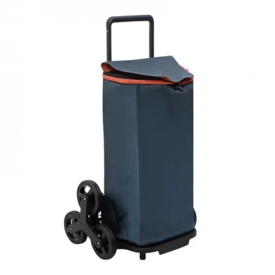 GIMI TRIS stroller made of polyester 52 liters gray color 41x35x93cm.