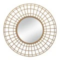 ROUND METAL WALL MIRROR D90X7.5CM