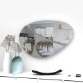 Leon Megapap wall mirror in grey color 73x49x2,2cm.