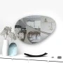 Leon Megapap wall mirror in grey color 73x49x2,2cm.