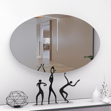 Vista Megapap wall mirror melamine in white color 90x50x2,2cm.