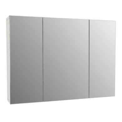 Melamine bathroom mirror Base Megapap color white 90x17.1x65cm.