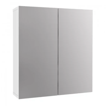 Καθρέπτης μπάνιου Binary Μegapap χρώμα λευκό 60x17,2x65εκ.