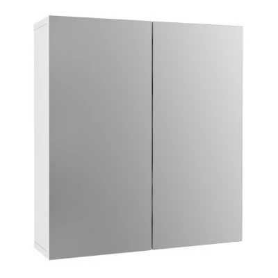 Καθρέπτης μπάνιου Binary Μegapap χρώμα λευκό 60x17,2x65εκ.