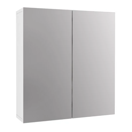 Melamine bathroom mirror Binary Megapap color white 60x17.2x65cm.