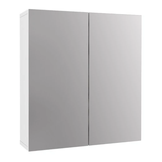 Καθρέπτης μπάνιου Binary Μegapap χρώμα λευκό 60x17,2x65εκ.