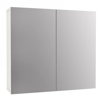 Melamine bathroom mirror Binary Megapap color white 75x17.2x65cm.