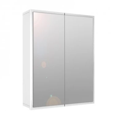 Kayla Megapap bathroom cabinet with mirror in white color 60x17x76.6cm.