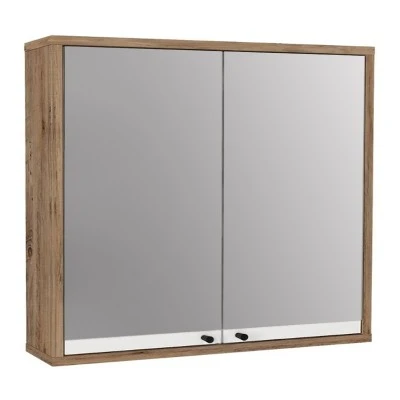 Καθρέπτης μπάνιου Lilian Μegapap χρώμα atlantic pine 75x14,6x65εκ.