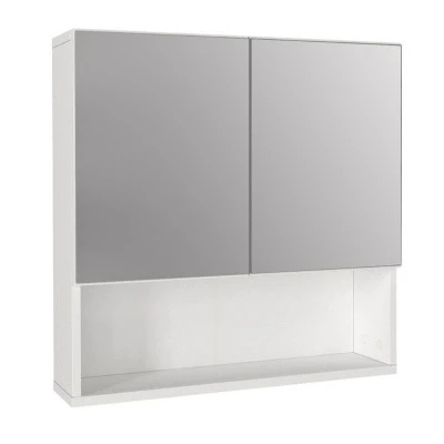 Καθρέπτης μπάνιου Trama Μegapap χρώμα λευκό 60x16,8x65εκ.