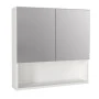 Melamine bathroom mirror Trama Megapap color white 60x16.8x65cm.