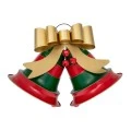 XMAS HANGING METAL BELLS 80X42X60CM