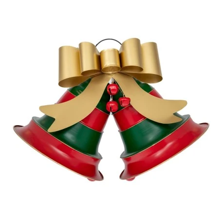 XMAS HANGING METAL BELLS 80X42X60CM