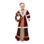 XMAS MRS SANTA IN RED GOLD COLOR HOLDING A WREATH 150CM