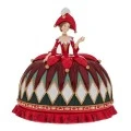 RED RESIN QUEEN 26.5Χ17Χ26CM