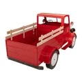 RED METAL CHRISTMAS TRUCK 246X104X112CM