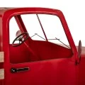 RED METAL CHRISTMAS TRUCK 246X104X112CM