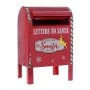 XMAS RED METAL MAILBOX 20X19Χ34CM