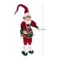 XMAS GREEN RED COLOR CHECKERED ELF 30CM