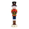 RED GREEN FIBERGLASS SNOWMAN 40X40X180CM