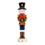 RED GREEN FIBERGLASS SNOWMAN 40X40X180CM