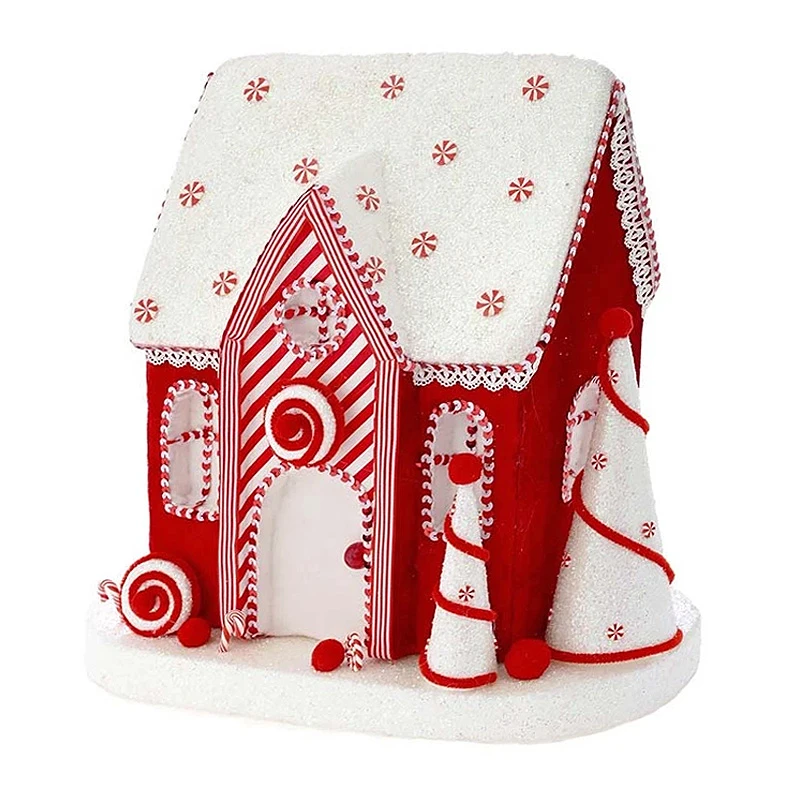 RED CANDY HOUSE 40X22X38CM