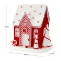 RED CANDY HOUSE 40X22X38CM