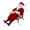 XMAS RED SLEEPING SANTA 70X45X180CM