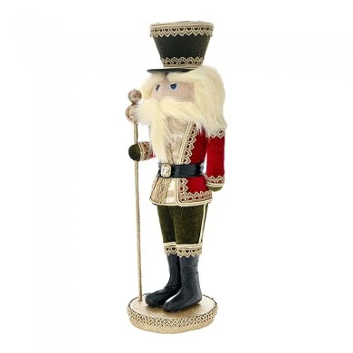 RED NUTCRACKER 12X12X41CM