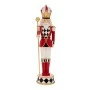 RED RESIN SOLDIER WITH POLE 9.5X9X37CM