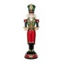 XMAS RED GREEN RESIN NUTCRACKER HOLDING TRAY 29,5X25X91CM