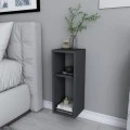 Κομοδίνο επιτοίχιο Sault Megapap χρώμα ανθρακί 23,2x22x59,6εκ.