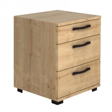 Roco Megapap melamine night stand in oak color 40x39x57cm.