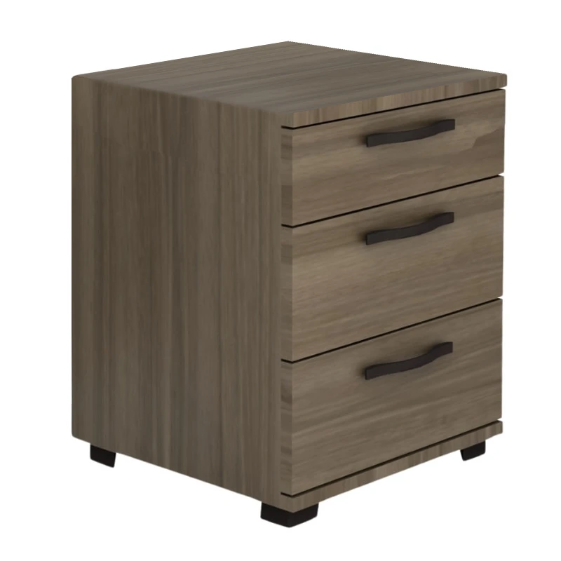 Roco Megapap melamine night stand in walnut color 40x39x57cm.