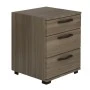 Roco Megapap melamine night stand in walnut color 40x39x57cm.