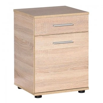 Trendline Megapap bedside table in sonoma color 40x39x57cm.
