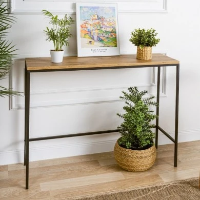 Canva Megapap metal - melamine sideboard in atlantic pine color 100x30x80cm.