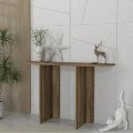 Cortado Megapap melamine dresser in walnut color 120x35x75cm.