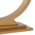 GOLD METAL CONSOLE WITH BLACK CERAMIC SURFACE(MARBLE EFFECT) 130X40X80CM