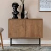 Amedeo Megapap melamine buffet in walnut color 90x36x72cm.