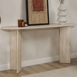 Sira Megapap melamine sideboard in travertine color 150x35x75cm.