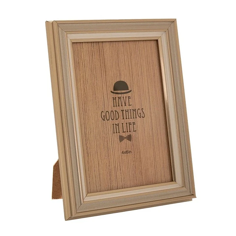 MDF PHOTO FRAME 10X15CM CHAMPAGNE