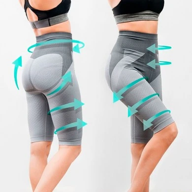 Slimming corset made of tourmaline L gray color