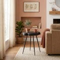 KOVIL-4 Coffee Table +/-45x35x53cm Acacia Black/Steel Black